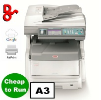 Redhill, Reigate and Purley for sale refurbished colour A3 photocopier, OKI ES8460dn extremely reliable, service garuntee, and cheap to run